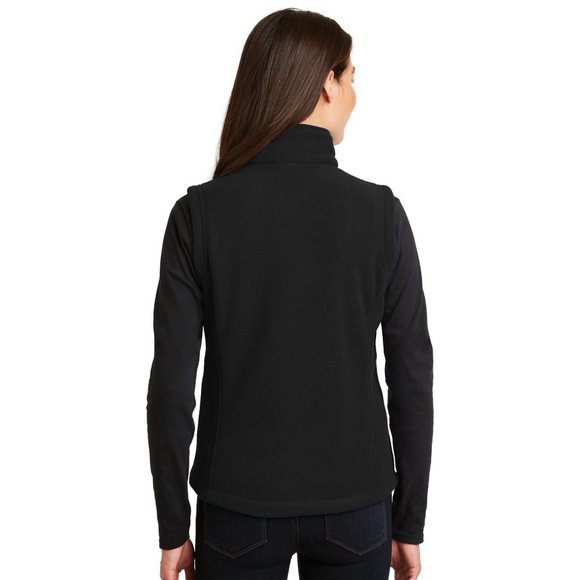 Port Authority Ladies Value Fleece Vest. L219 - Black - Picture 2 of 5